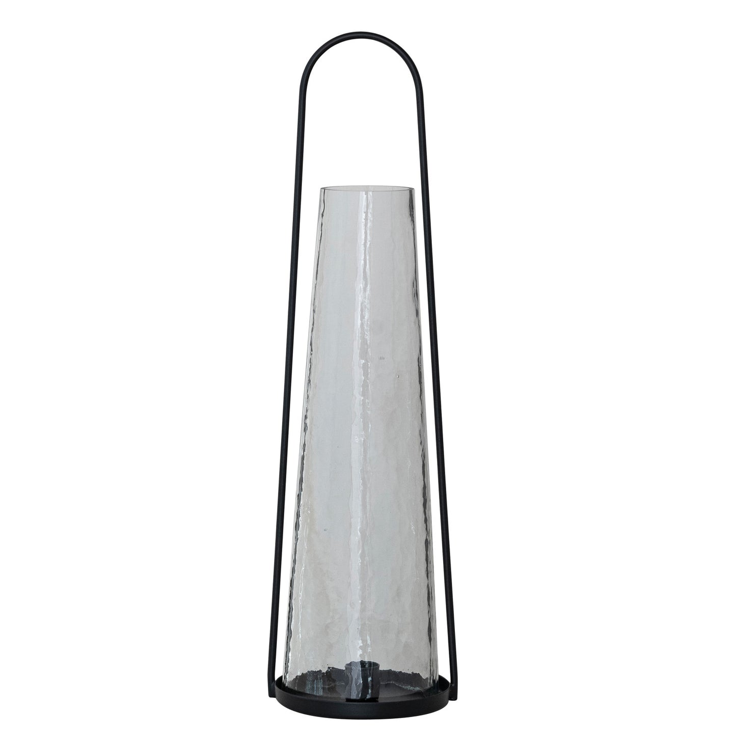 Black Metal Lantern Taper Holder