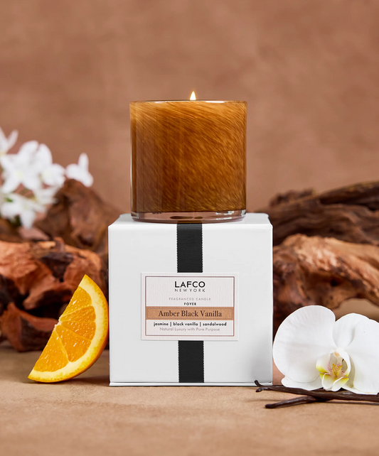 Amber Black Vanilla Classic Candle
