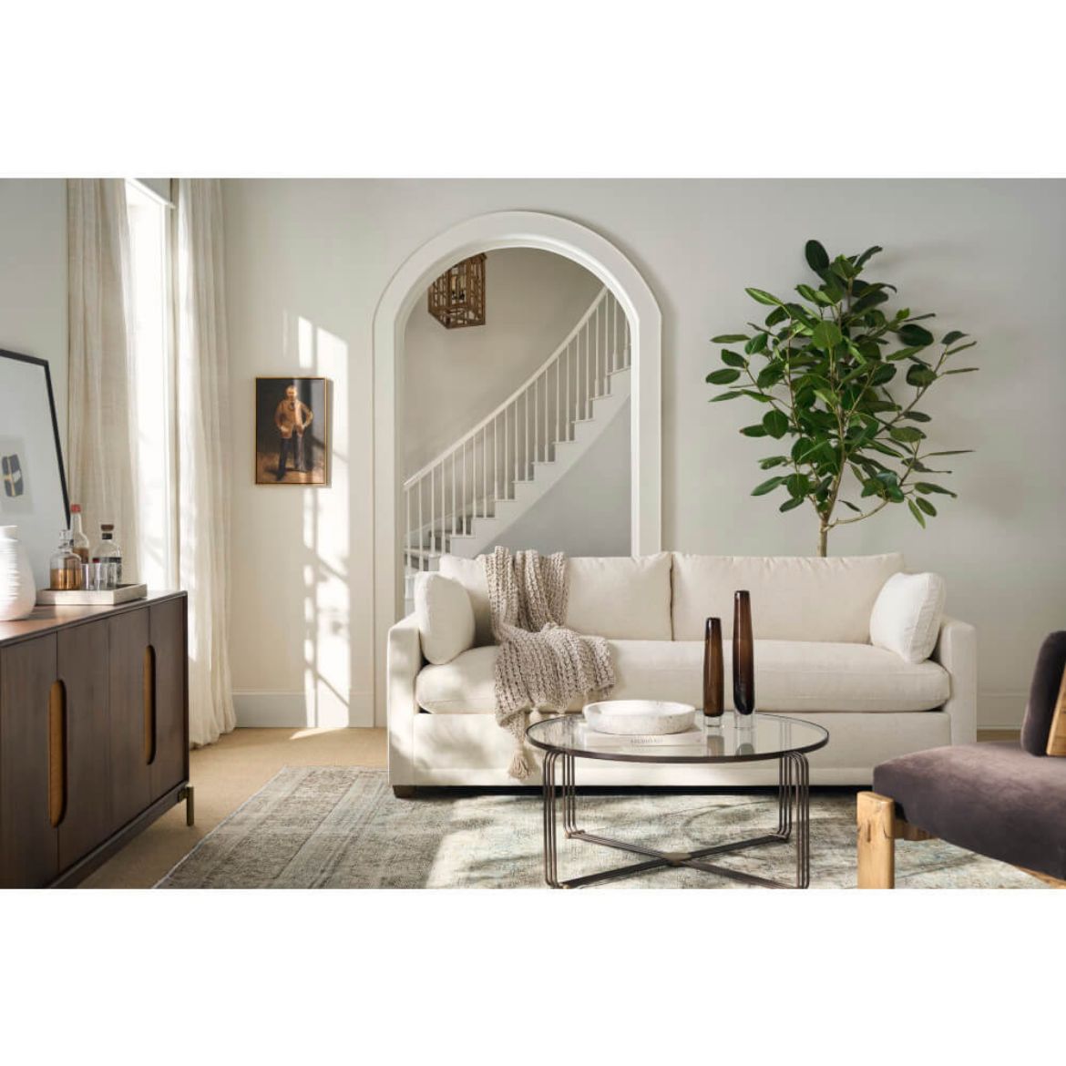 Sylvie Sofa – Bone White