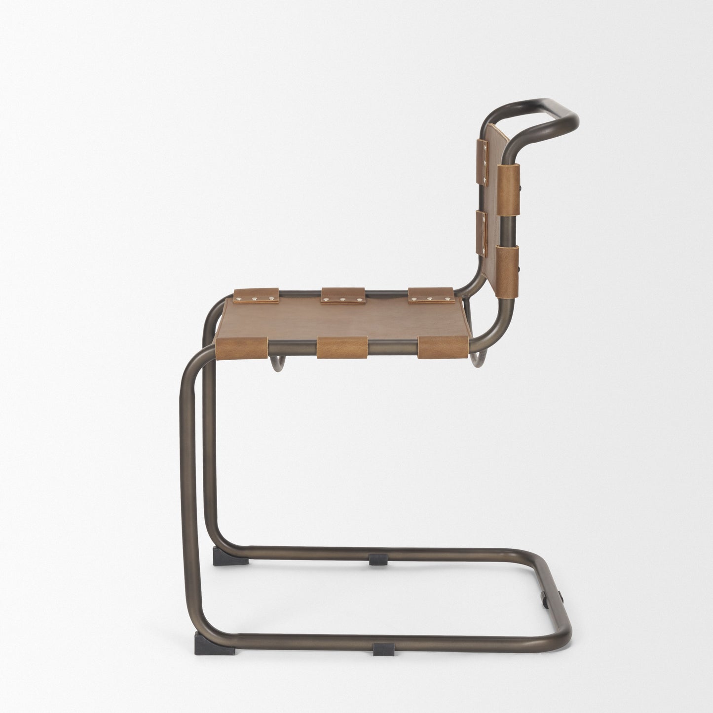 Bridger Leather & Iron Dining Chair