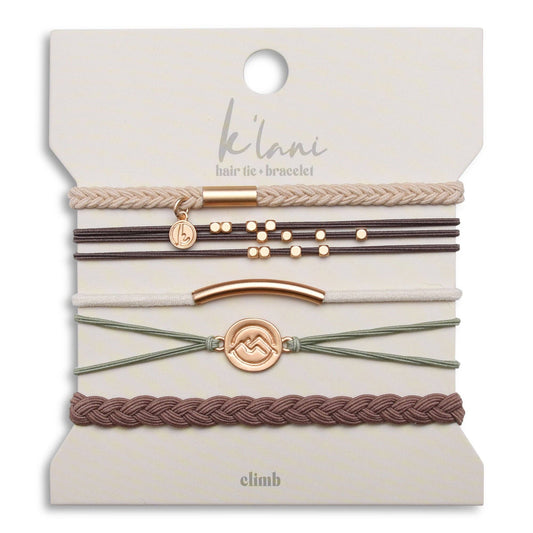 Climb Hair Tie Bracelet Set – Medium