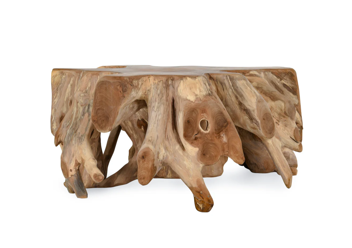 Cypress Teak Root Coffee Table - Natural