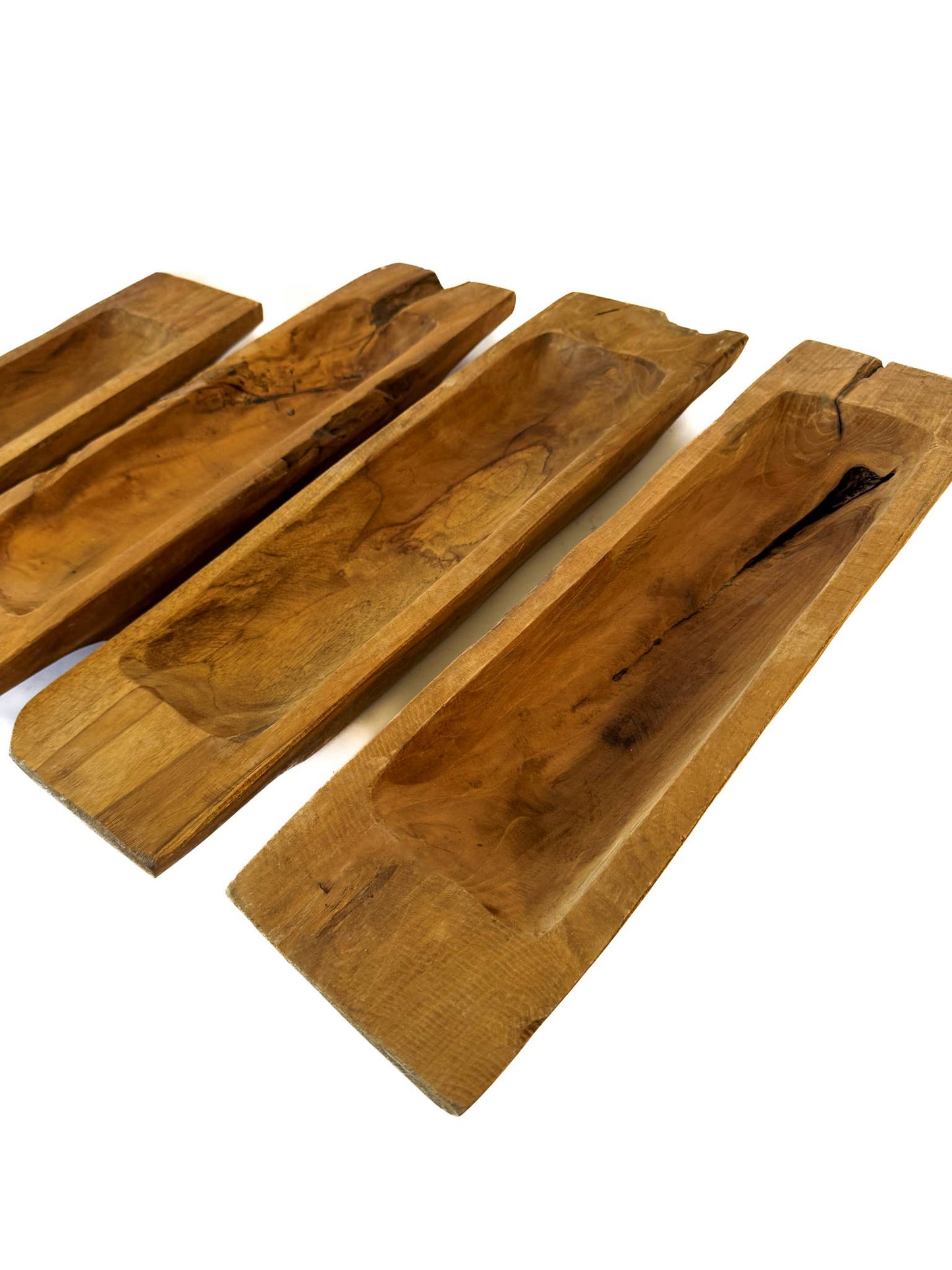 Teak Wood Tray 20 to 24" Long