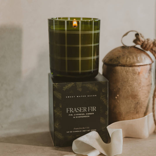 Fraser Fir Boxed Soy Blend Candle – 12 oz