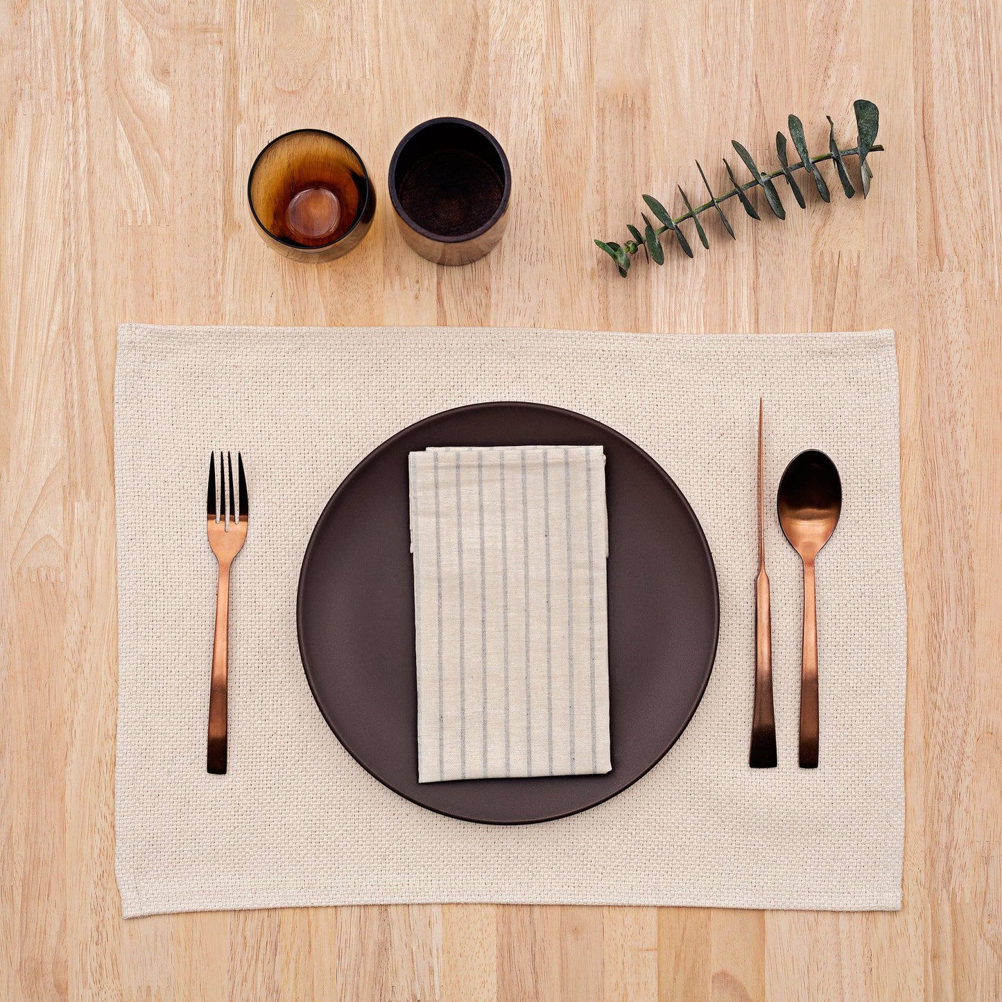 Natural Cotton Placemats Set of 4