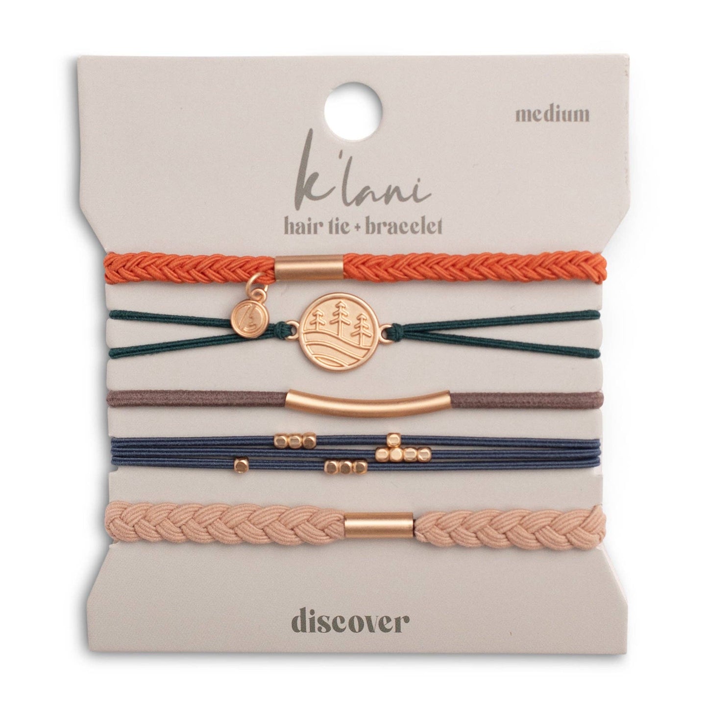 Discover Hair Tie Bracelet Set – Medium