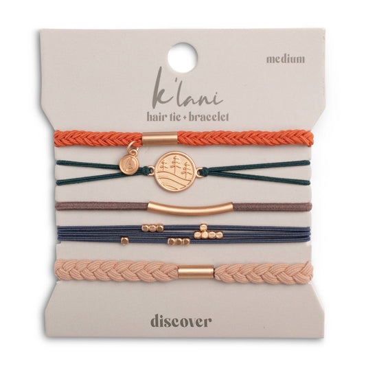 Discover Hair Tie Bracelet Set – Medium
