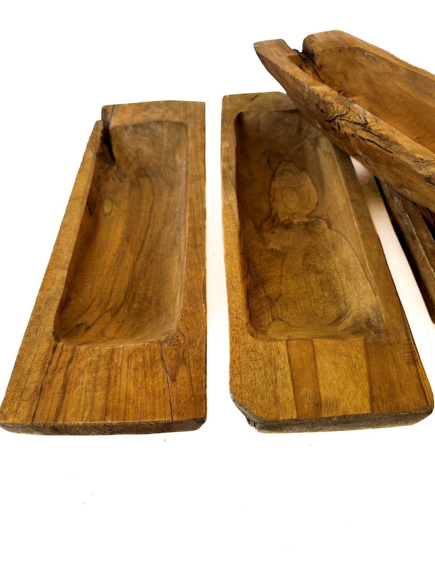 Teak Wood Tray 20 to 24" Long