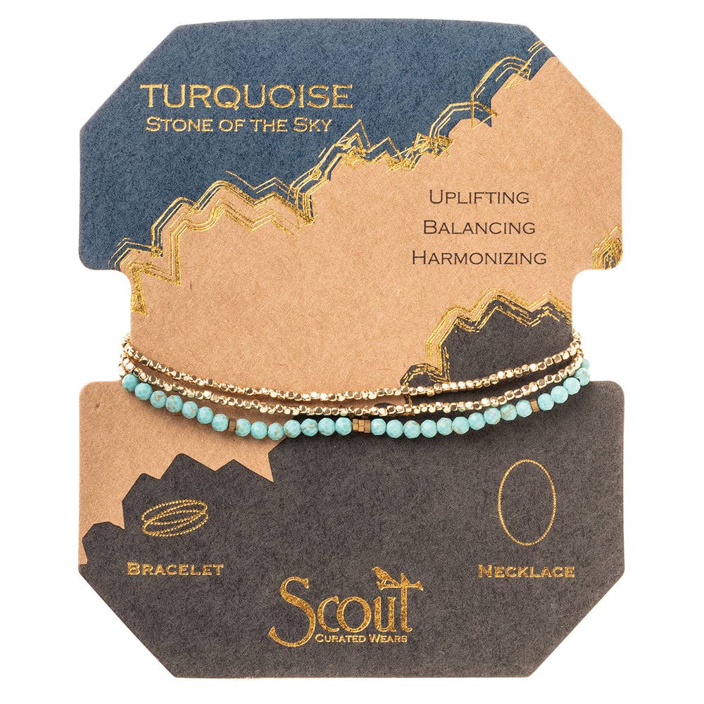 Delicate Stone Turquoise/Gold