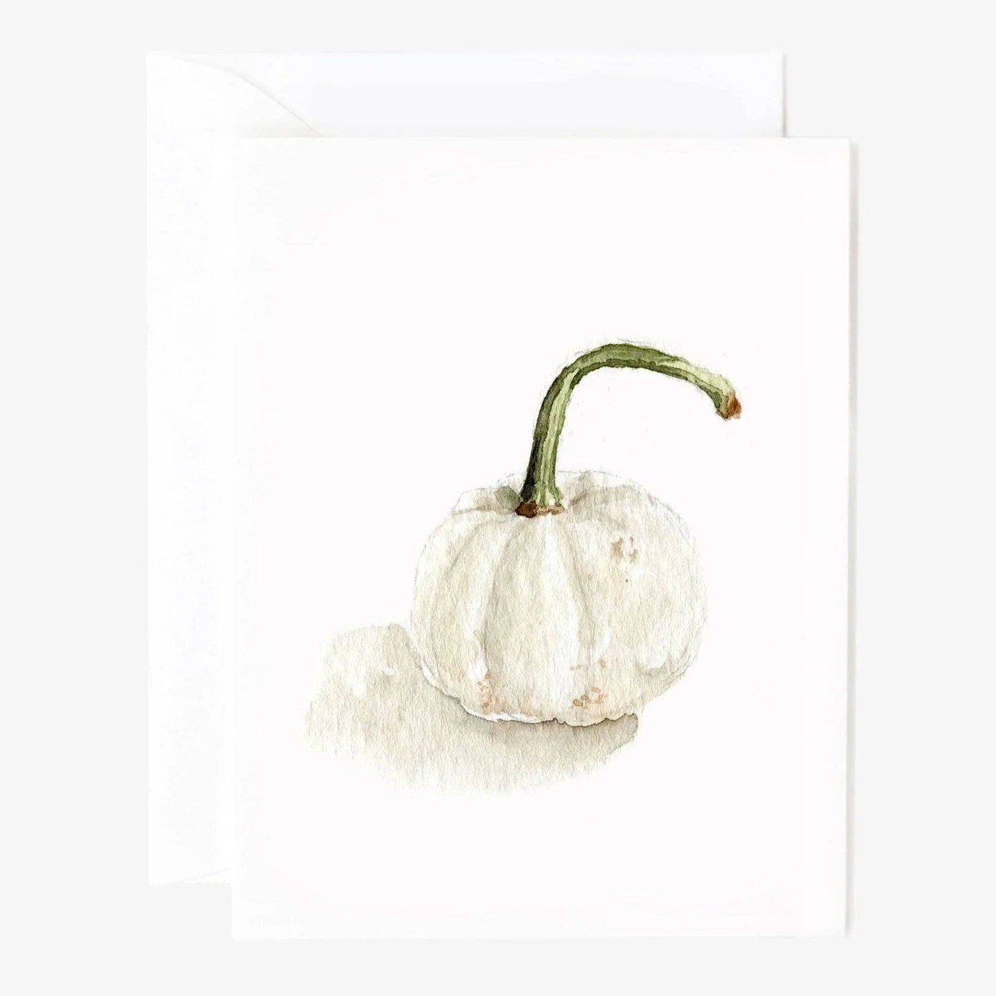 Assorted autumn watercolor notecards printed on premium 120 lb superfine paper with blank interiors for handwritten messages.