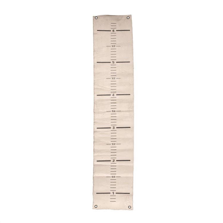 Fabric Growth Chart measuring 12 by 72 inches, designed as a timeless keepsake for tracking a child's height through the years.