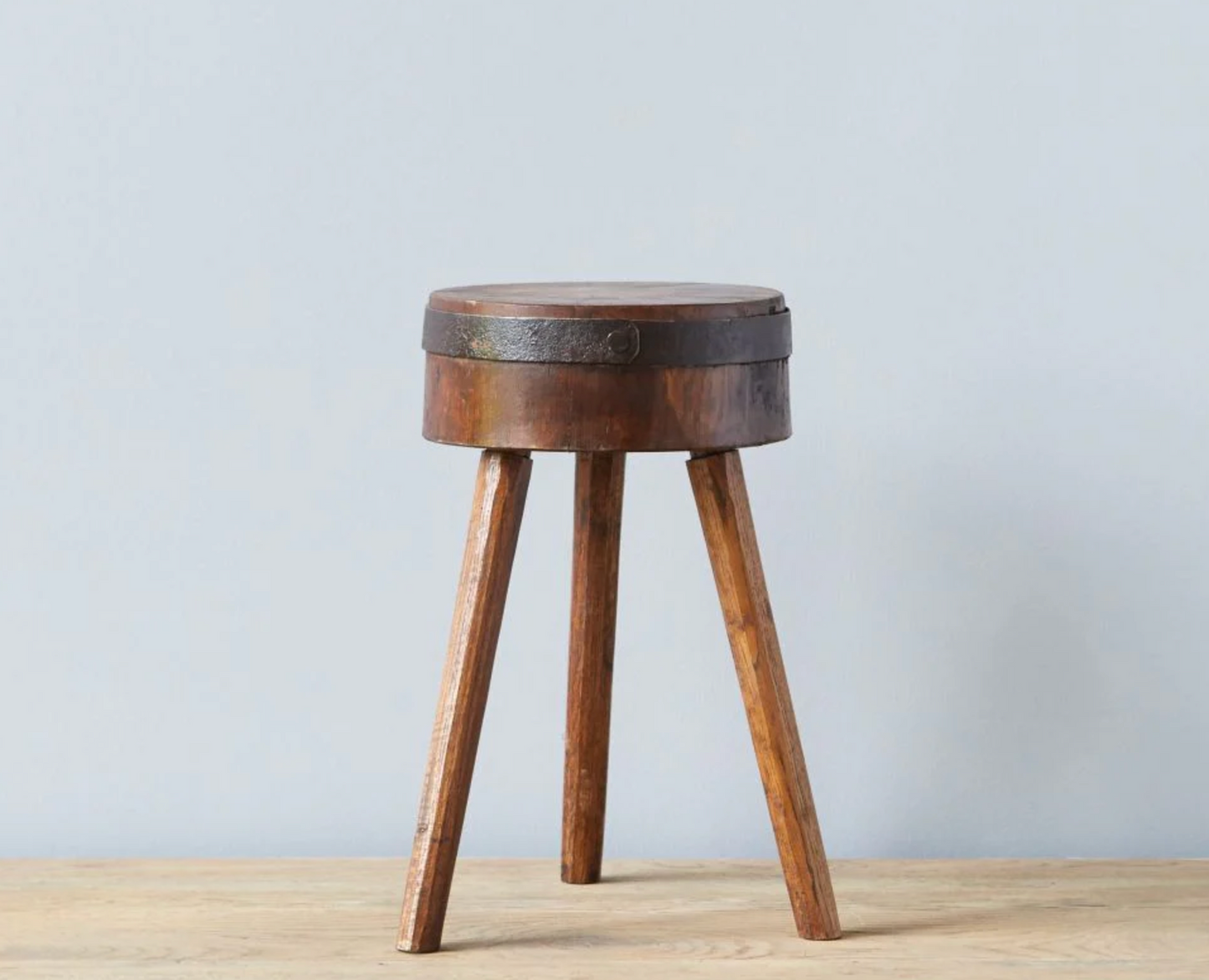 Found European Chop Block Table