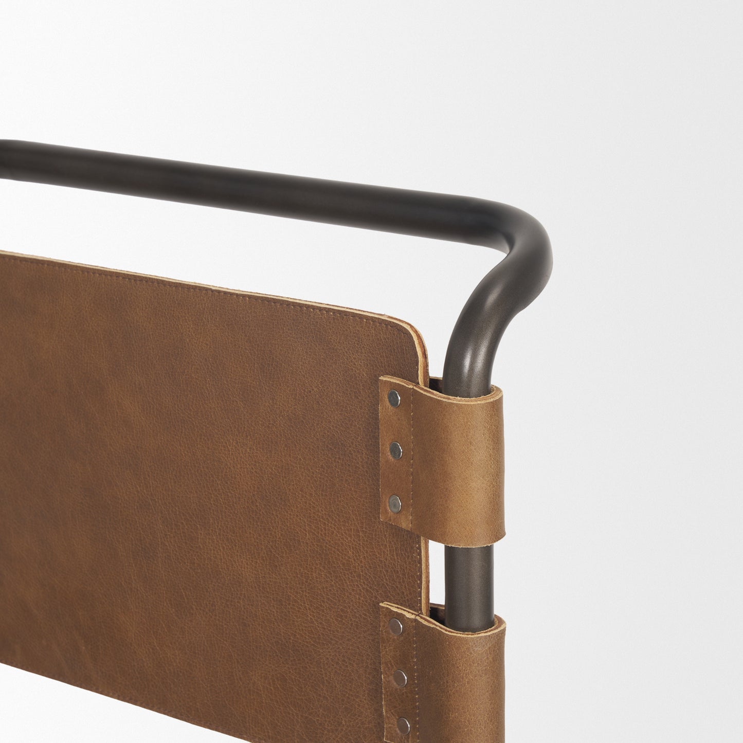 Bridger Leather & Iron Dining Chair