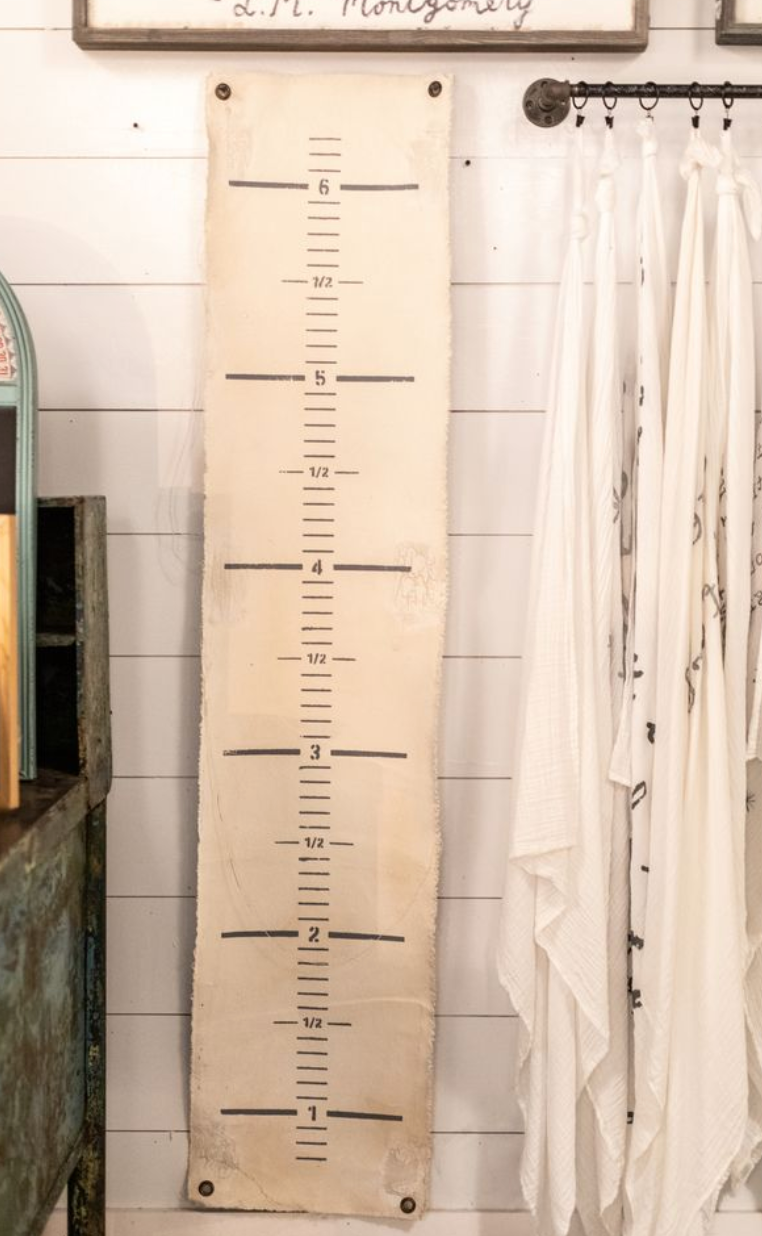 Fabric Growth Chart | 12" × 72" Keepsake Height Chart