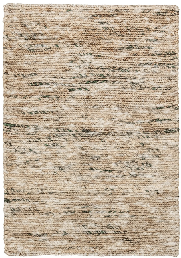Hayward Soumak Jute Rug - Natural/Green