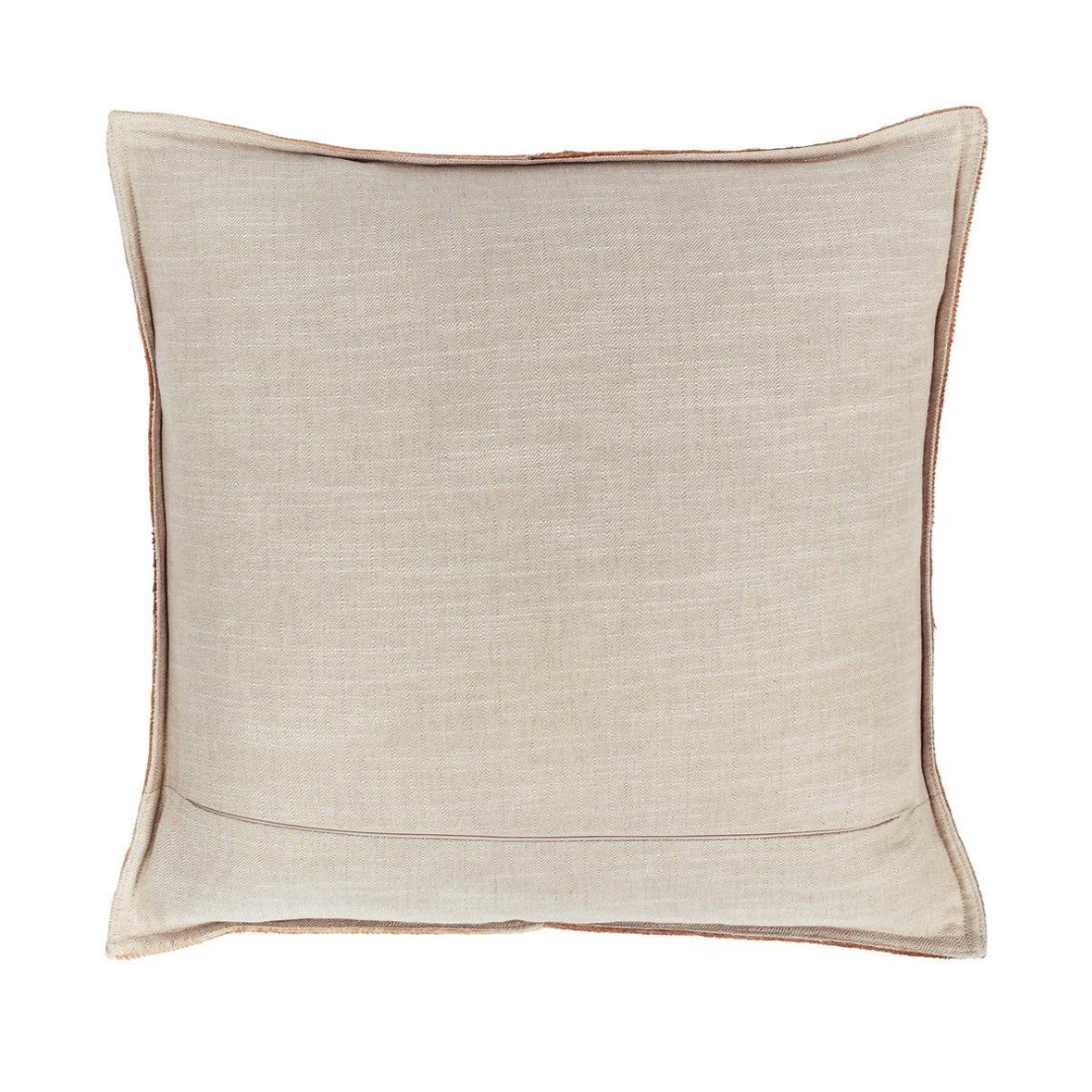 Canada Hair-on-Hide Pillow in Honey Tan featuring genuine four-panel hair-on-hide leather with rich natural texture and a soft cotton backing.