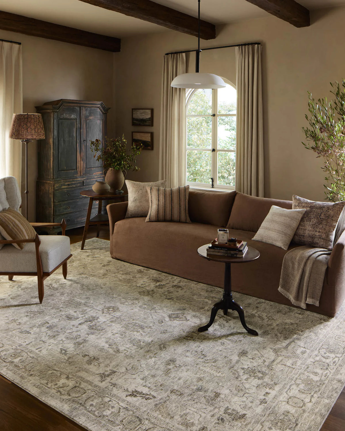 Amber Lewis Honora Rug - Grey/Taupe