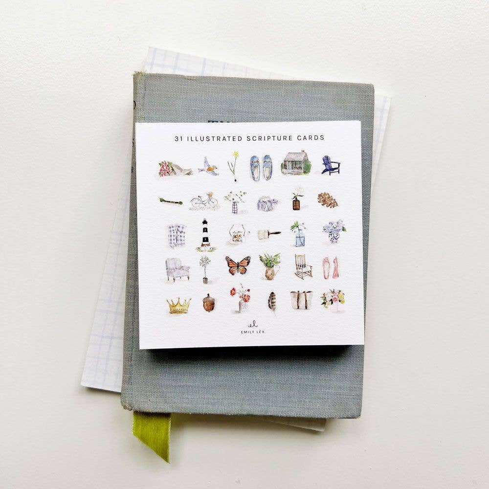 Truth for Today Hope Scripture Cards featuring watercolor artwork by Emily Lex.