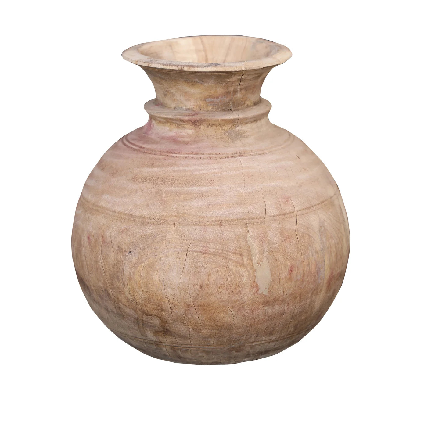 Vintage Bleached Gujar Water Pot
