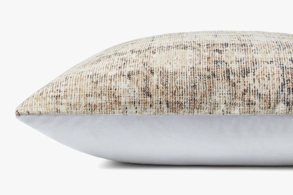 Larkspur down pillow bringing soft texture and timeless pattern to a thoughtfully curated home.