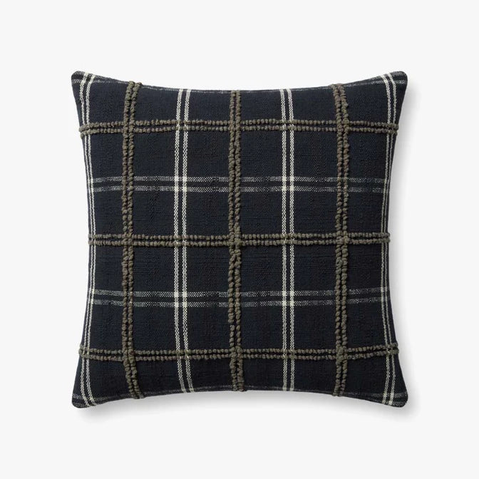 Magnolia Home Noah 22 x 22 inch down throw pillow by Joanna Gaines × Loloi.
