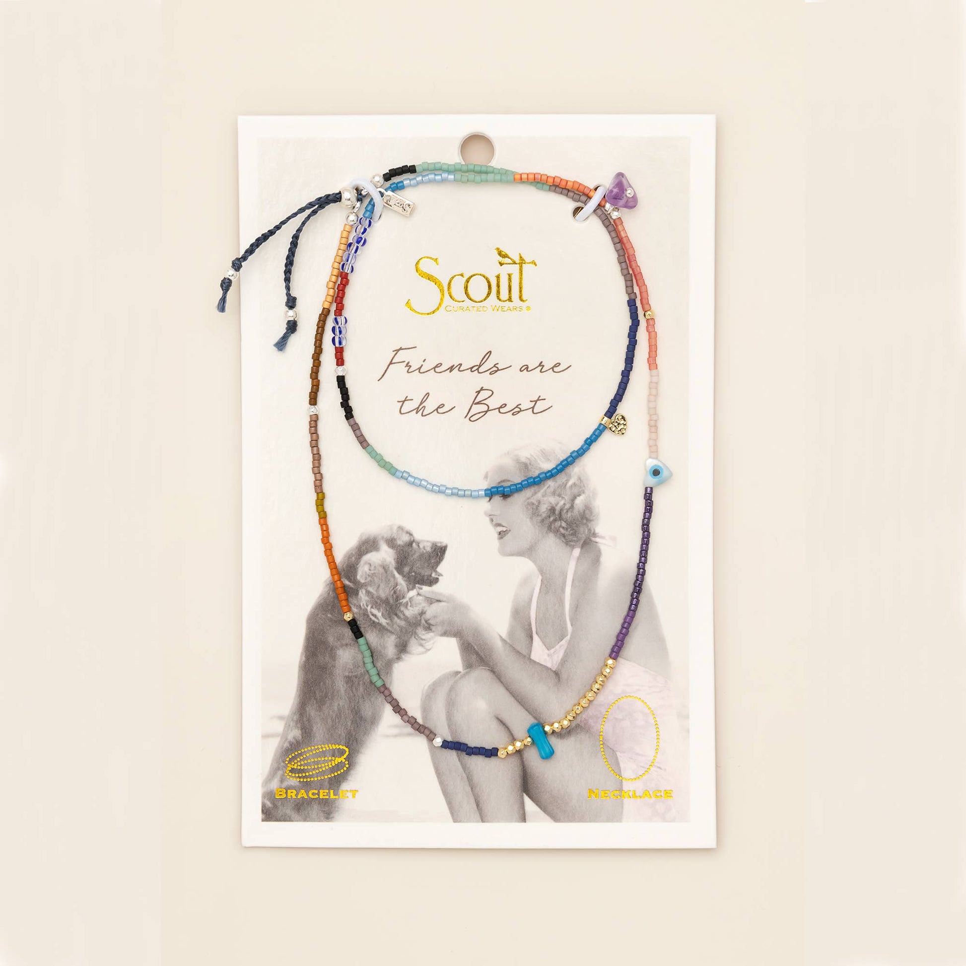 Mixed Media Wrap Bracelet and Necklace featuring genuine amethyst stones, Japanese Miyuki beads, freshwater pearls, and gold-tone accents.