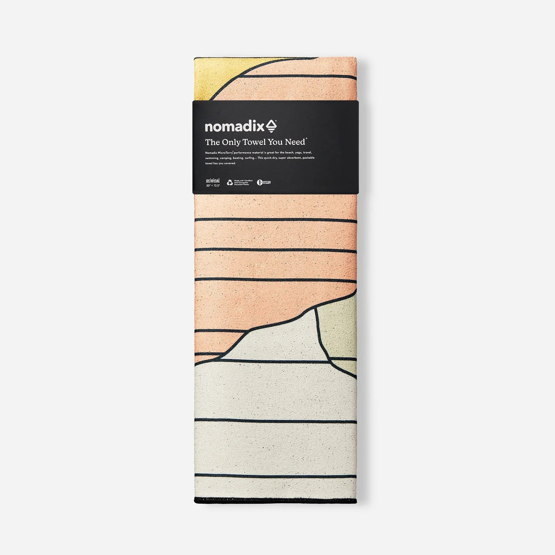 Nomadix Original Travel Towel featuring a Grand Canyon National Park landscape design with quick-dry MicroTerry™ performance fabric.