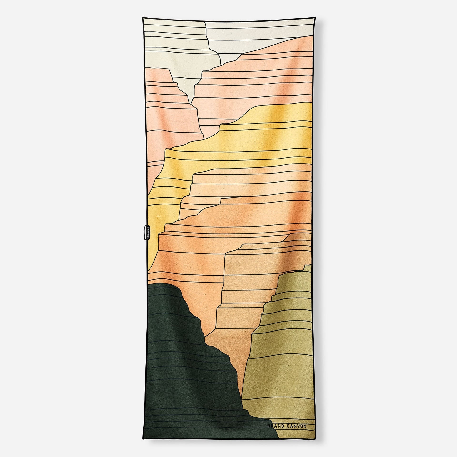 Nomadix Original Travel Towel featuring a Grand Canyon National Park landscape design with quick-dry MicroTerry™ performance fabric.