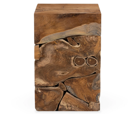 Rhea Organic Wood Accent Table