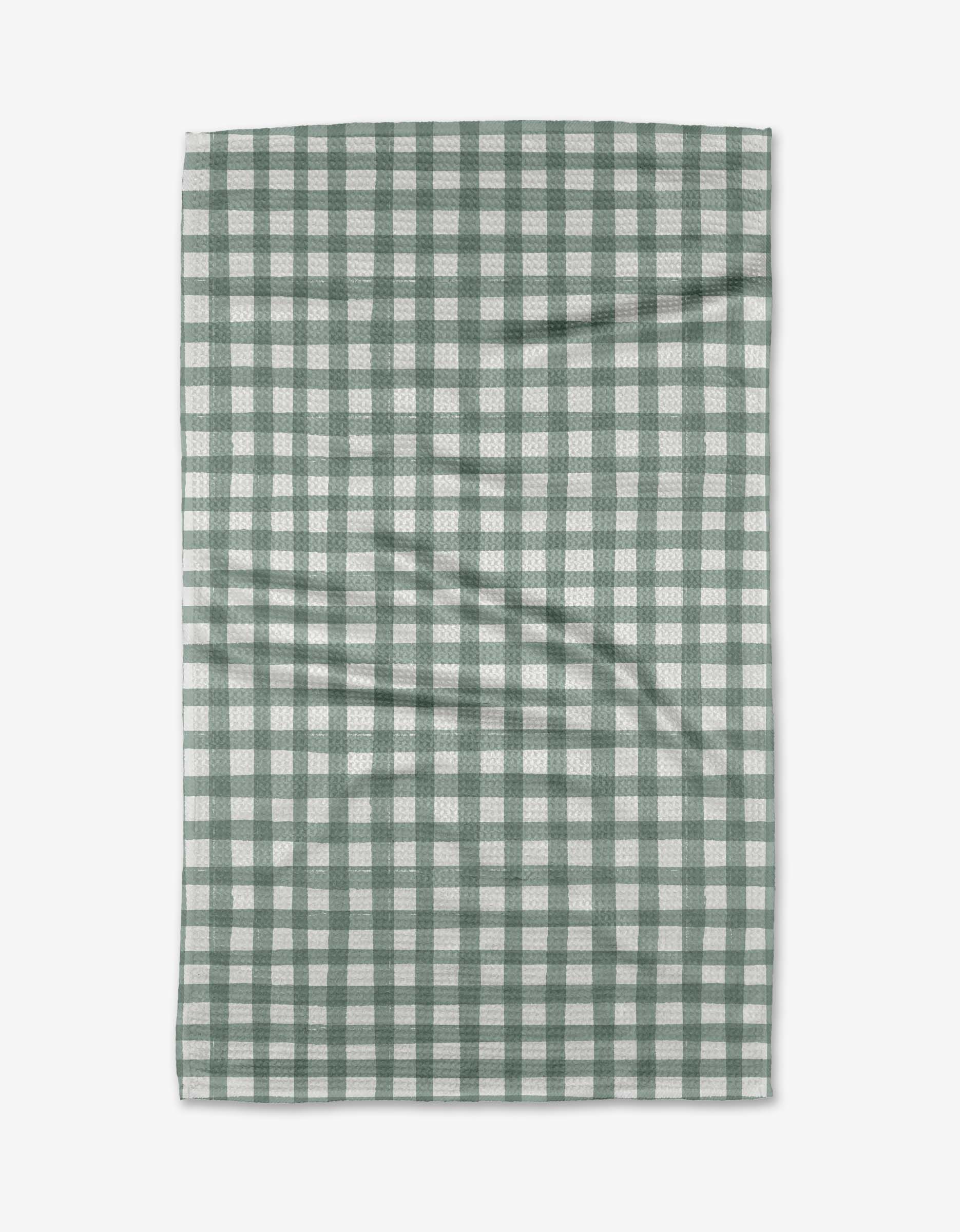 Picnic Gingham Tea Towel featuring classic gingham-inspired design by Geometry.