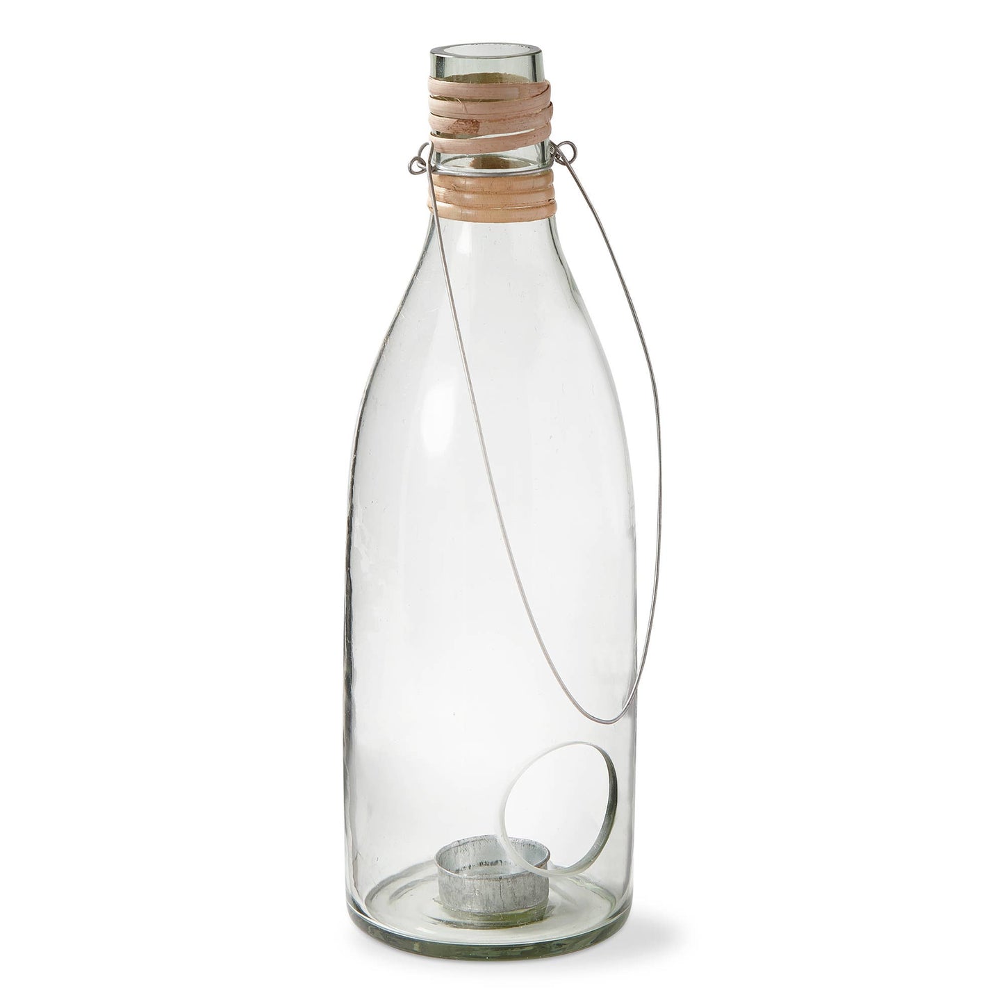 Recycled Blown Glass Lantern – Large