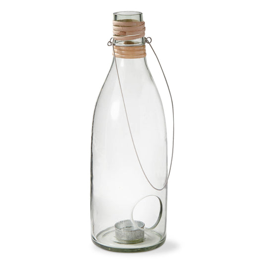 Recycled Blown Glass Lantern – Large
