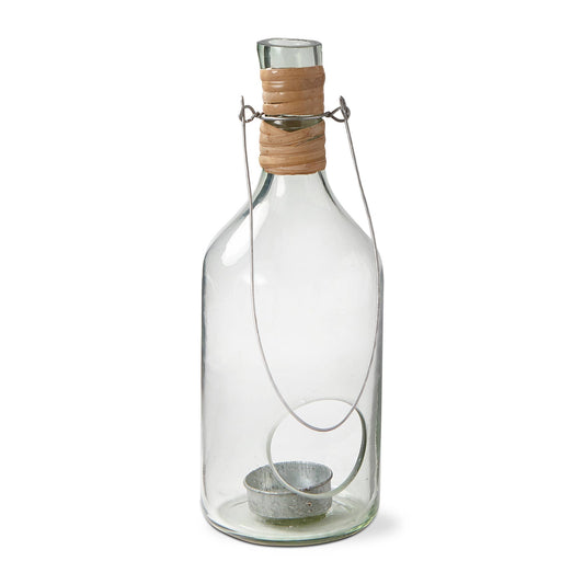 Recycled Blown Glass Lantern – Small