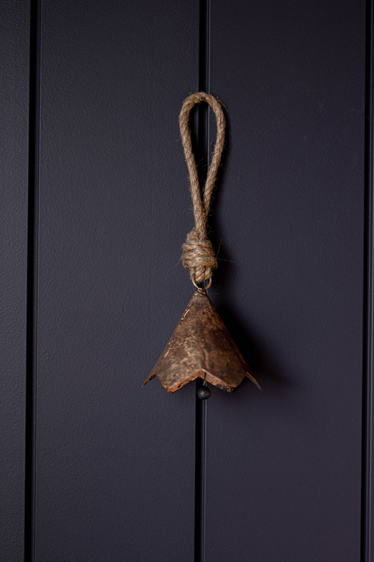 Scalloped Iron Bell Ornament