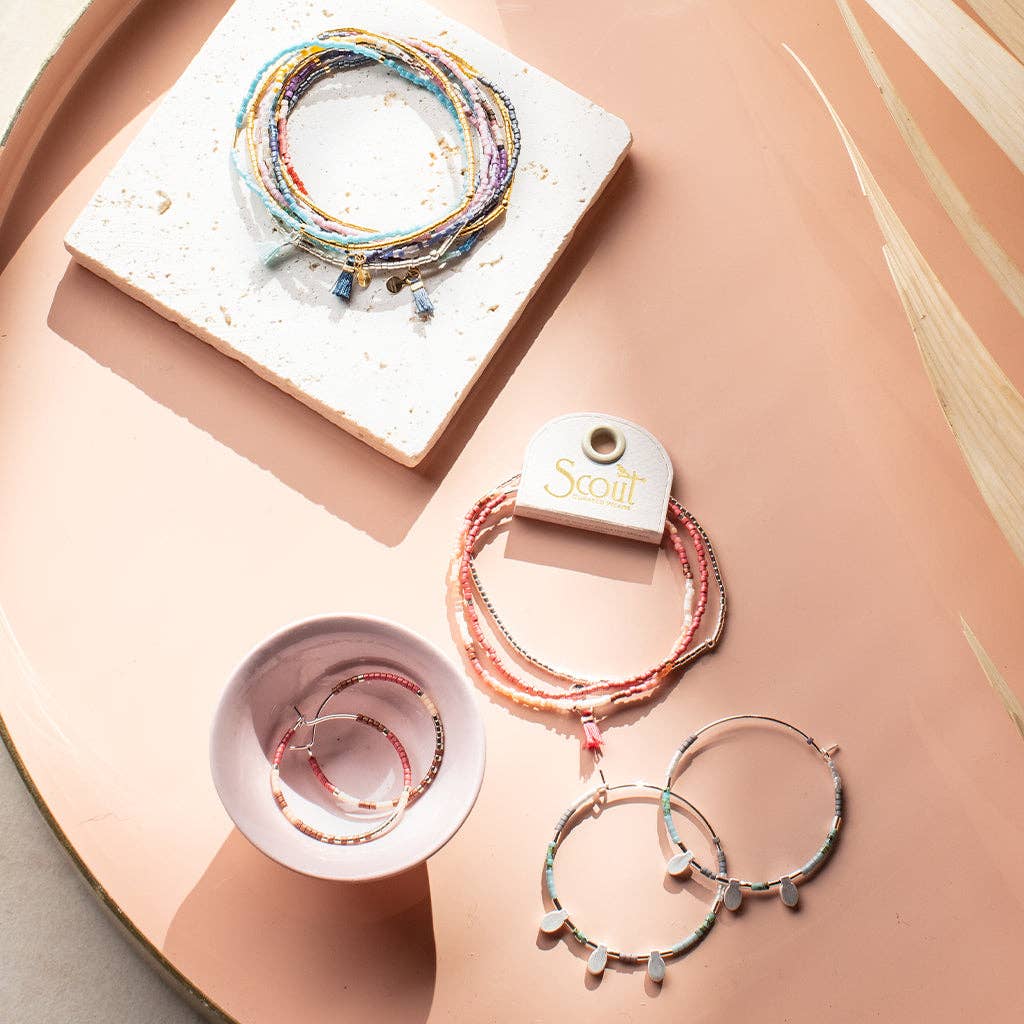 Chromacolor Miyuki Bracelet Trio | Desert Multi & Gold