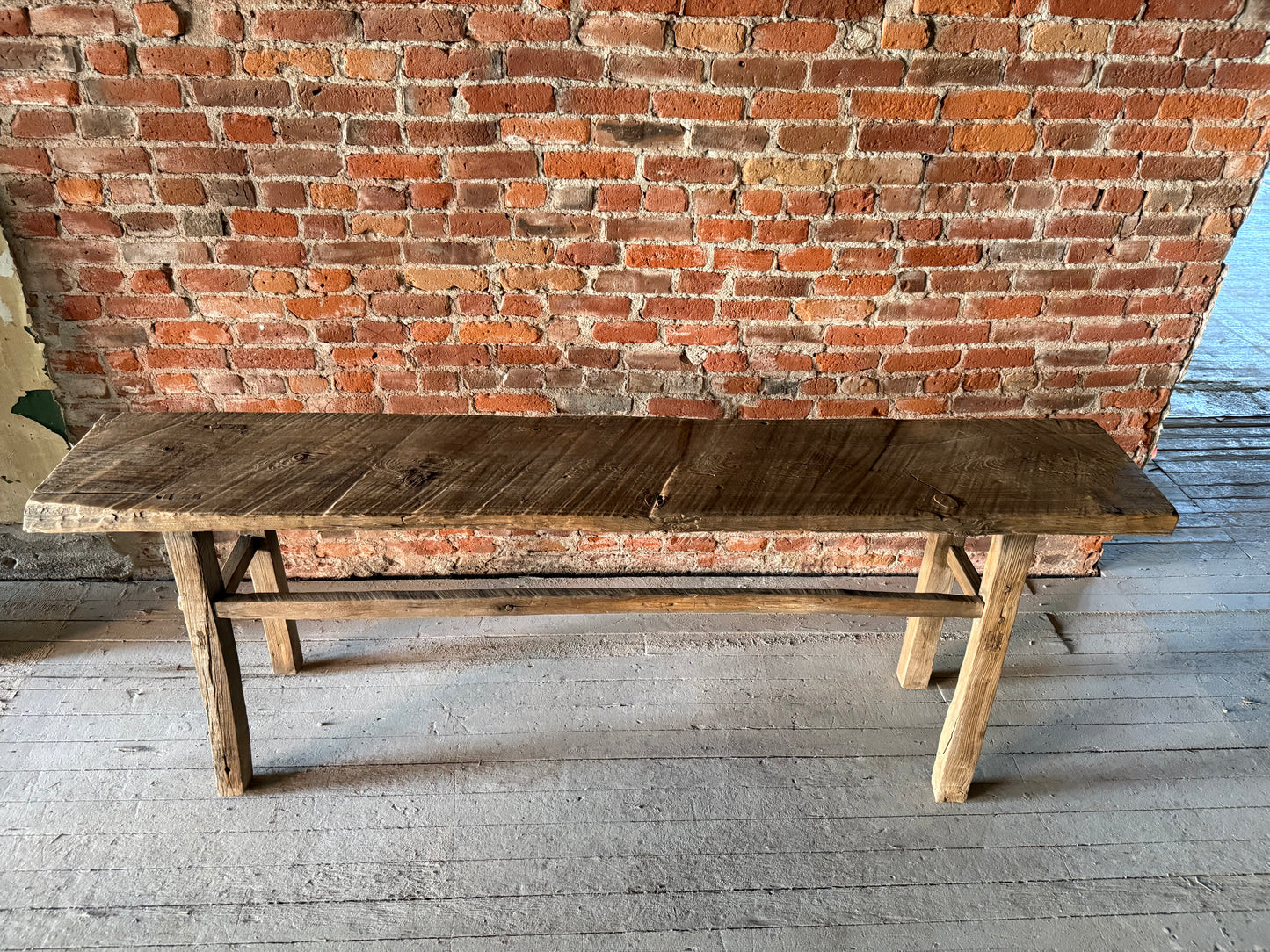 Large Heritage Reclaimed Wood Console Table No. 3