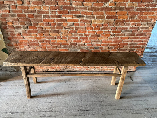 Large Heritage Reclaimed Wood Console Table No. 3