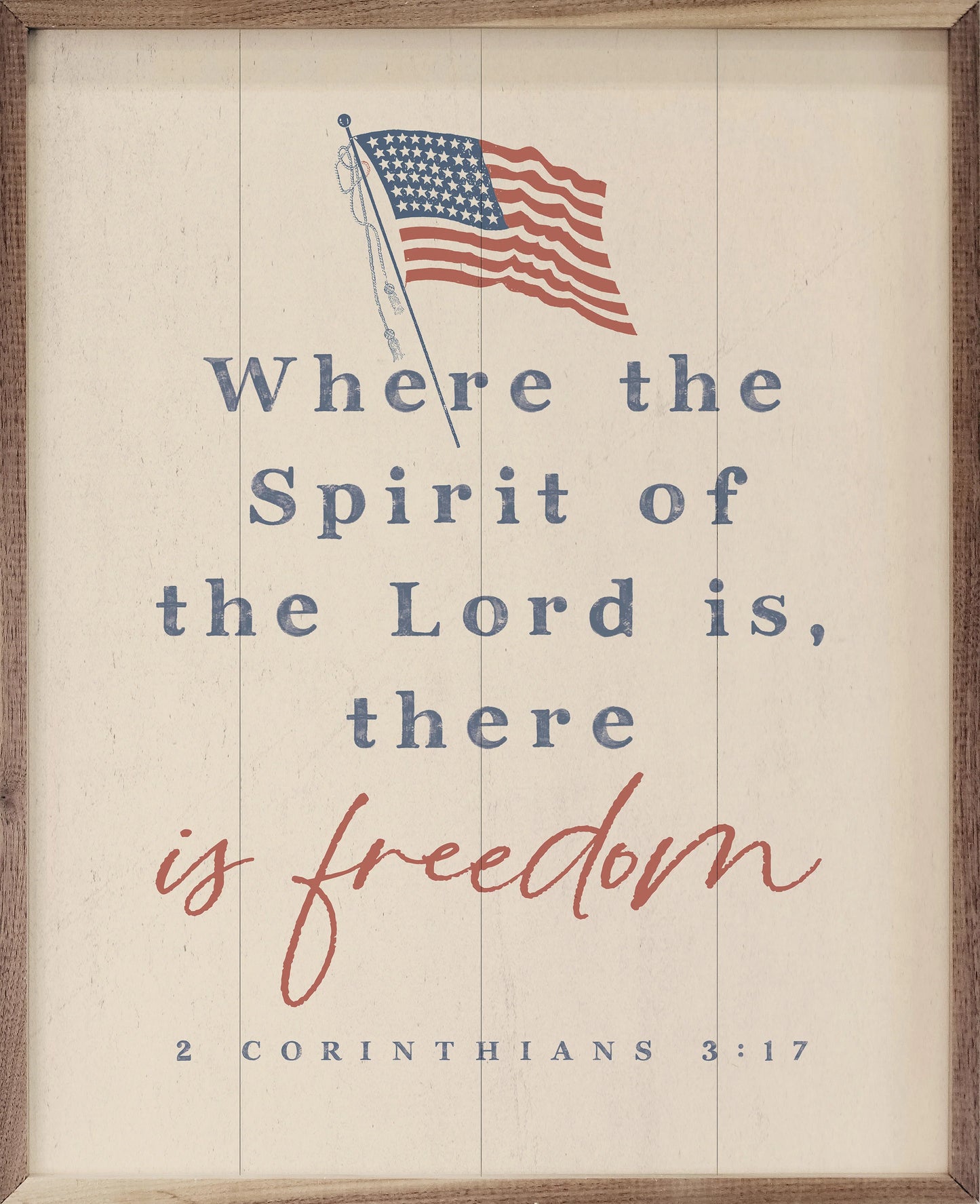 There Is Freedom Wall Art – 2 Corinthians 3:17