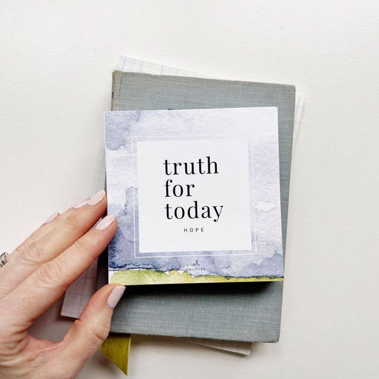 Truth for Today Hope Scripture Cards featuring watercolor artwork by Emily Lex.