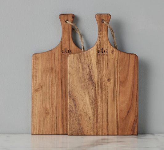 Mini Natural Wood Charcuterie Board