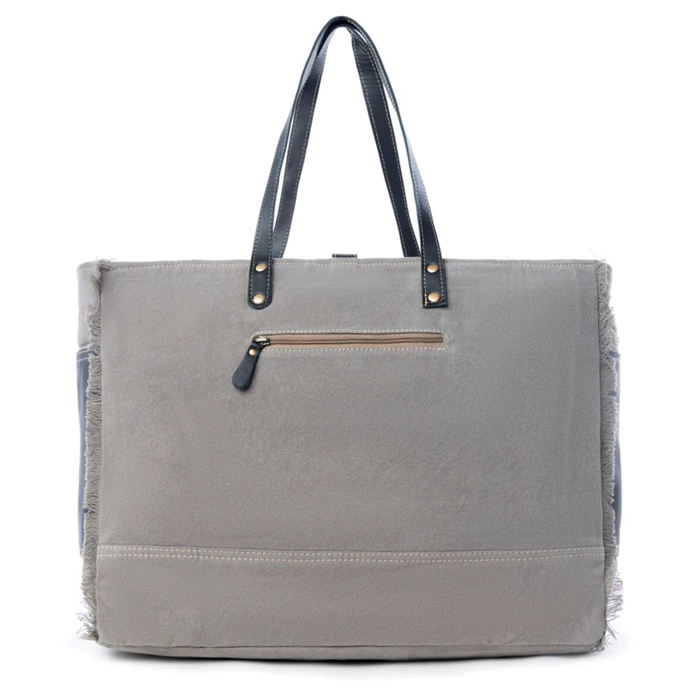 Cloud Arrow Woven Weekender Bag