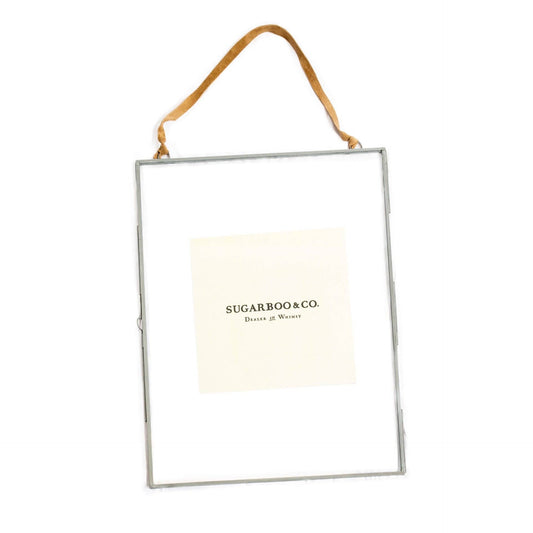 Zinc Hanging Picture Frame with Suede – 14.25"x19"